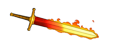 Fire Sword Sticker - Fire Sword Stickers