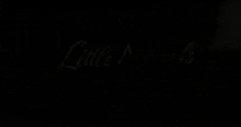 a little angels logo with a black background