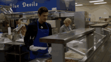 Serving Food Cafeteria Worker GIF