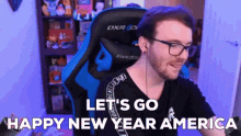 Gameboyluke Lets Go GIF - Gameboyluke Lets Go Happy New Year America GIFs