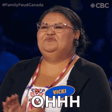 Ohhh Vicki GIF - Ohhh Vicki Family Feud Canada GIFs
