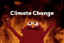 Climatechange Global Warming GIF - Climatechange Global Warming Elmo Fire GIFs