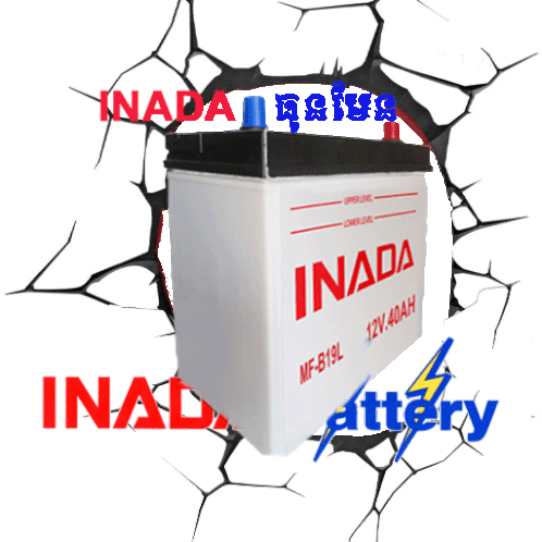 Inada Battery Sticker