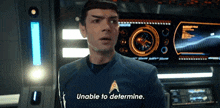 Unable To Determine Spock GIF - Unable To Determine Spock Ethan Peck GIFs