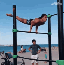 Acrobatic People Are Awesome GIF - Acrobatic People Are Awesome Balancing On Bar GIFs