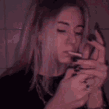 Smoke Girl GIF - Smoke Girl Smoking GIFs