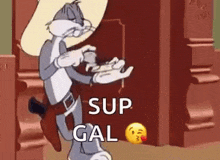 Bugs Bunny Sup GIF - Bugs Bunny Sup Sup Girl GIFs