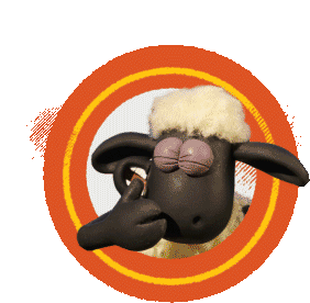 Funny Lol Sticker - Funny Lol Shaun The Sheep Stickers