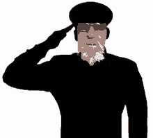 I Salute You With Respect Rip GIF