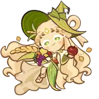 a cartoon drawing of a girl holding an apple