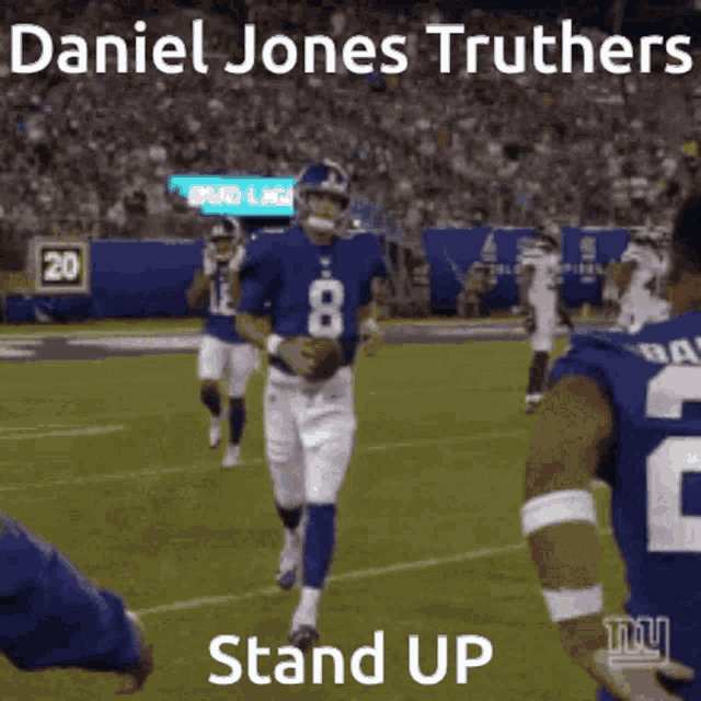 Daniel Jones New York Giants GIF - Daniel Jones New York Giants De Groms  Burner - Discover & Share GIFs