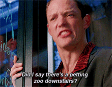 13ghosts Matthewlillard GIF - 13ghosts Matthewlillard Did Isay Theres A Petting Zoo Donstairs GIFs
