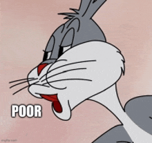 bugs bunny from the looney tunes show is making a funny face