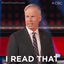 I Read That Family Feud Canada GIF - I Read That Family Feud Canada I Read It GIFs