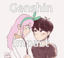 Omori Genshin Impact GIF - Omori Genshin Impact Aubrey GIFs