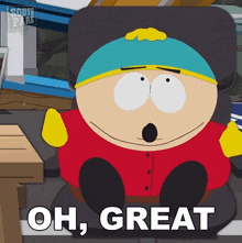 Oh Great Eric Cartman GIF - Oh Great Eric Cartman South Park Dikinbaus Hot Dogs GIFs