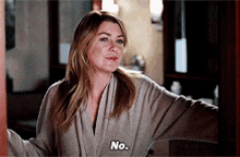 Greys Anatomy Meredith Grey GIF - Greys Anatomy Meredith Grey No GIFs