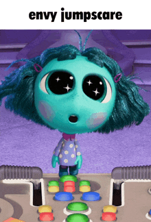 Envy Inside Out 2 GIF - Envy Inside Out 2 Jumpscare GIFs