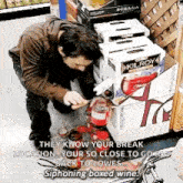 Wine Siphoning Boxed Wine GIF - Wine Siphoning Boxed Wine GIFs