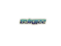 a blue and yellow logo that says byki22 on it