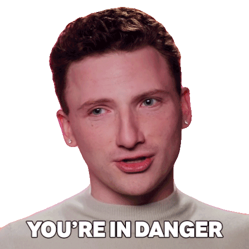 You'Re In Danger Plasma Sticker - You'Re In Danger Plasma Rupaul’s Drag Race Stickers