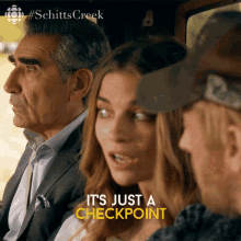 Its Just A Checkpoint Ive Been Through Tonnes Of These In Johannesburg GIF - Its Just A Checkpoint Ive Been Through Tonnes Of These In Johannesburg Alexis Rose GIFs