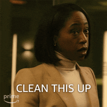 Clean This Up Grace GIF - Clean This Up Grace Nikki Amuka-bird GIFs