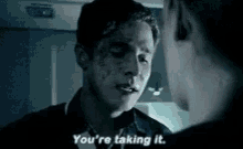 Leo Fitz Youre Taking It GIF - Leo Fitz Youre Taking It Injured GIFs