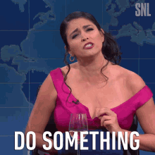 Do Something Cecily Strong GIF - Do Something Cecily Strong Saturday Night Live GIFs
