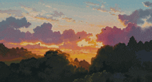 Ghibli Sunset GIF - Ghibli Sunset GIFs