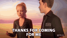 Thanks For Coming For Me Layla Gray GIF - Thanks For Coming For Me Layla Gray Fast And Furious Spy Racers GIFs