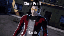 Travis Touchdown Chris Pratt GIF - Travis Touchdown Chris Pratt Mario GIFs