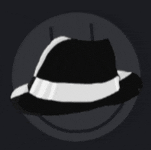 Black White Hat GIF