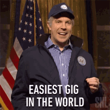 Easiest Gig In The World Joe Biden GIF - Easiest Gig In The World Joe Biden Jason Sudeikis GIFs