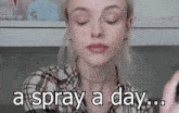 Fauxre Cute Fauxre Instagram GIF - Fauxre Cute Fauxre Instagram A Spray A Day GIFs