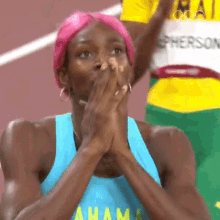 Thank God Shaunae Miller Uibo GIF - Thank God Shaunae Miller Uibo Bahamas Running Team GIFs