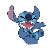 stich laughing