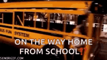 bus school bus when you get a cool driver for the field trip on the way home after school