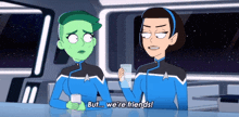 But We'Re Friends Right Ensign D'Vana Tendi GIF