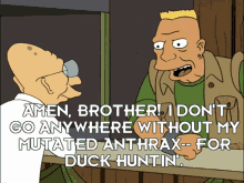 duck hunting mutated anthrax futurama farnsworth