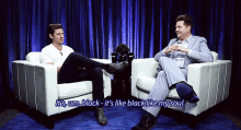 Aaron Tveit Interview GIF - Aaron Tveit Interview Couch GIFs