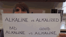 Alkaline Vs Alkalized Alkaline Water Vs Alkalized Water GIF