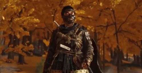 Unmasked Ghost Of Tsushima GIF - Unmasked Ghost Of Tsushima Reveal - Discover & Share GIFs