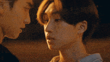 a close up of a person 's face with the words if i 'm disobedient would i let you hug and kiss me
