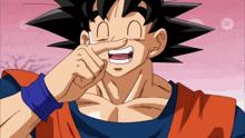 Goku Shy GIF - Goku Shy Smiling GIFs