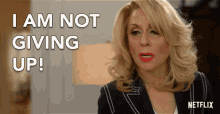 I Am Not Giving Up Dede Standish GIF - I Am Not Giving Up Dede Standish Judith Light GIFs