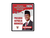 Coblos Nomor Urut 1 Amin Anies Baswedan Presiden Ri 2024 Sticker