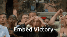 Embed Victory Larry David GIF - Embed Victory Larry David Larry David Embed GIFs