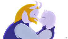 Kissing Hugging GIF