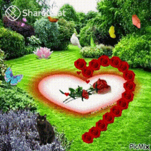 Garden Heart GIF - Garden Heart Rose GIFs